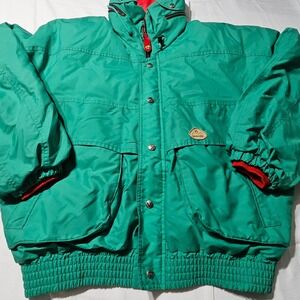 Vtg Anoralp Schmelio Ski‎ Jacket Winter Coat w Hood Winter Sport Clothes Mens L
